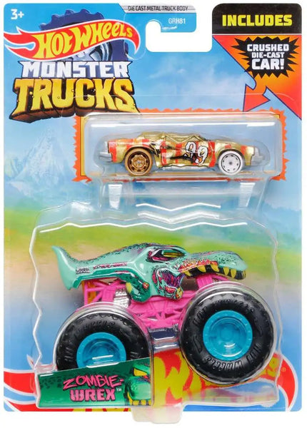 Mattel Monster Trucks Vehicle With Cars Rodger Dodger – Square Imports