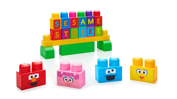 Mega Bloks Lets Build Sesame Street Buildable Playset – Square