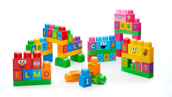 Mega Bloks Lets Build Sesame Street Buildable Playset – Square