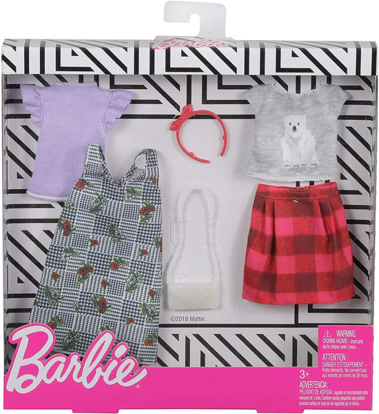 Barbie Plaid Polar Bear Outfit Fashion Pack with Accessories - Main Image