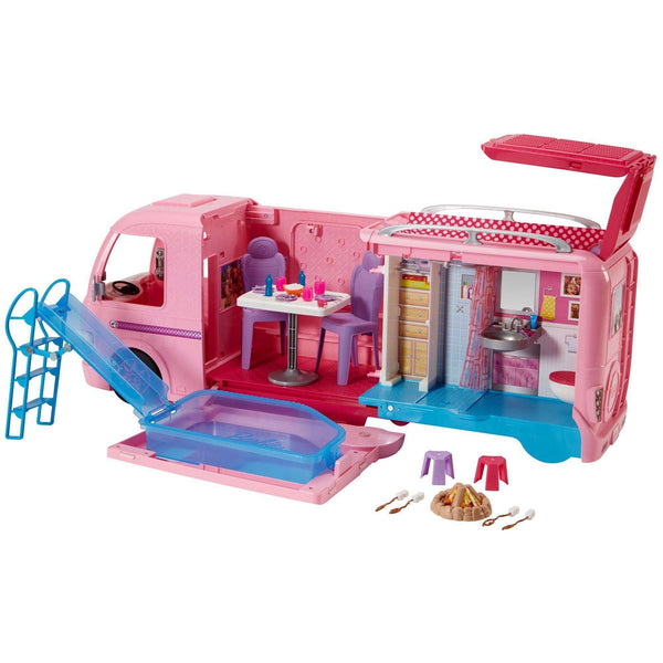 adjektiv Jeg vasker mit tøj Kilde Barbie DreamCamper Adventure Camping Playset – Square Imports