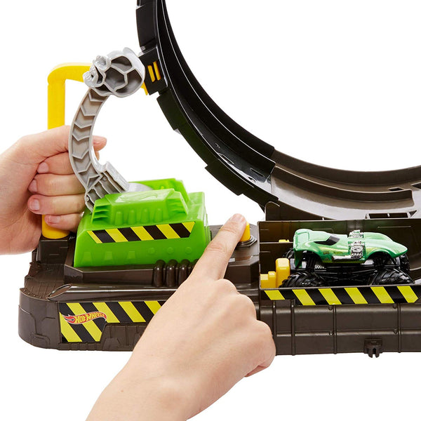 Pista Hot Wheels Looping Monster Truks - Mattel - Pistas