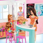 Barbie Cook ‘n Grill Restaurant Playset with Barbie Doll 30+ Pieces & 6 Play Areas