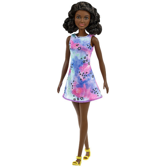Mattel Barbie African-American Beauty Play Doll with Hippie Flower Power Dress