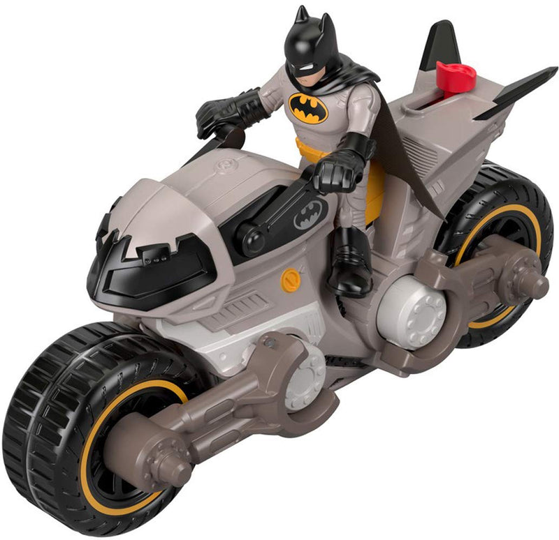 Imaginext DC Super Friends Batman & Batcycle, Multicolor