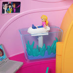 Polly Pocket Go Tiny! Room Playset with Adventure Dolls & Accessories