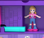 Polly Pocket Go Tiny! Room Playset with Adventure Dolls & Accessories