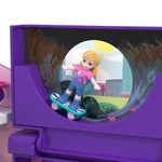 Polly Pocket Go Tiny! Room Playset with Adventure Dolls & Accessories