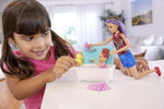 Barbie Skipper Babysitters Inc. Bathtime Playset, Brunette