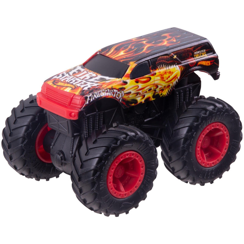 Hot Wheels Monster Trucks Dueling Doubles 2 Pack Dragon Hunter Vs Fire Starter