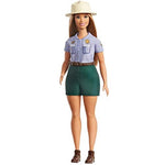 Barbie 12-in Blonde Curvy Park Ranger Doll with Ranger Outfit