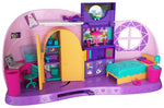 Polly Pocket Go Tiny! Room Playset with Adventure Dolls & Accessories