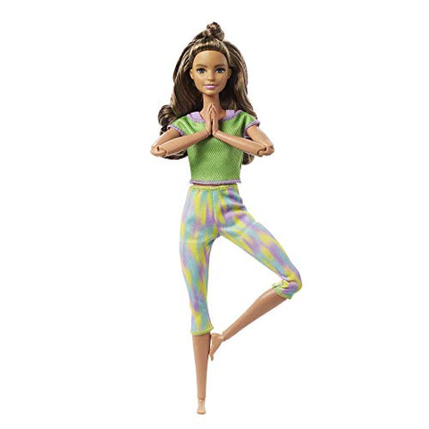 Barbie Made to Move Doll with 22 Flexible Joints Long Wavy