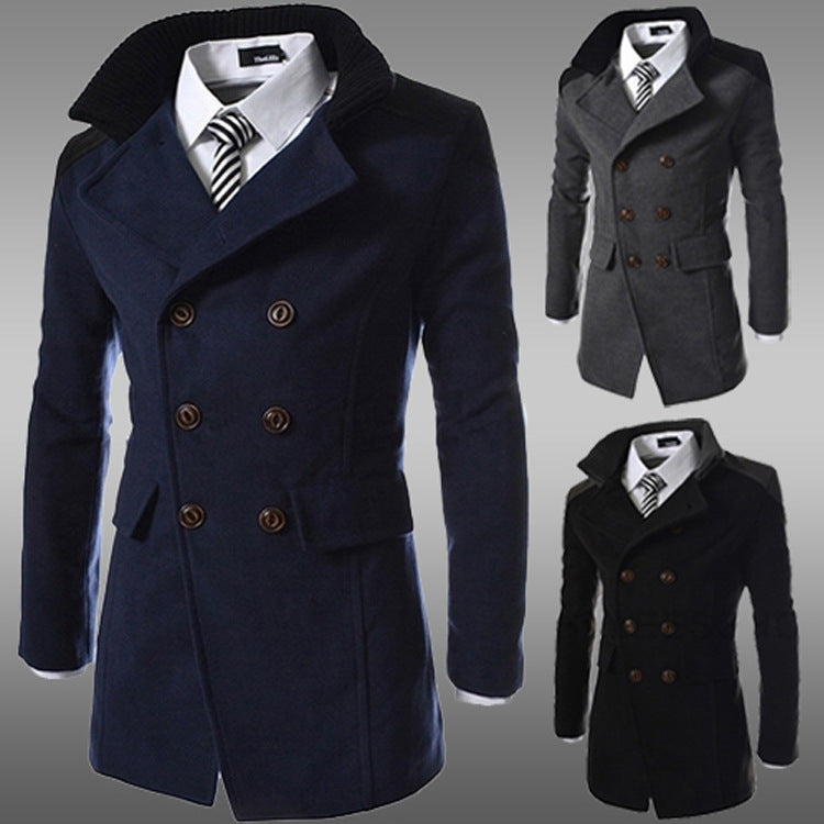 Men's Double Breasted Overcoat