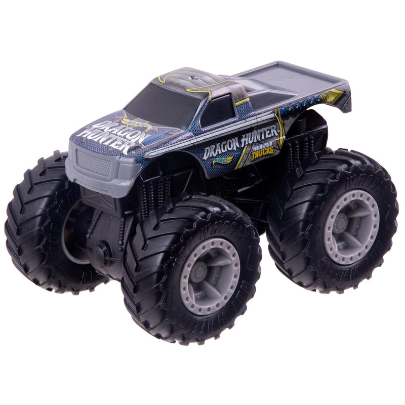 Hot Wheels Monster Trucks Dueling Doubles 2 Pack Dragon Hunter Vs Fire Starter