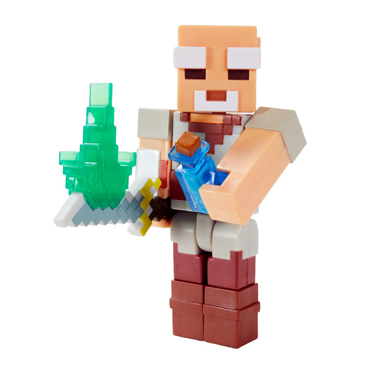 MINECRAFT Dungeons 3.25-in Collectible Pake Battle Figure and Accessories, Based on Video Game, Imaginative Story Play Gift for Boys and Girls Age 6 and Up