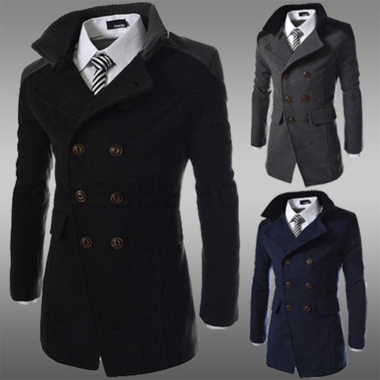 Men's Double Breasted Overcoat