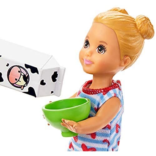 Barbie Skipper Babysitters Inc. Feeding Playset with Skipper Doll, Toddler Doll with Feeding Accessories
