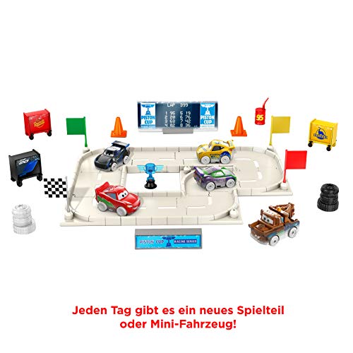 Disney Pixar Cars Minis Advent Calendar, Storytelling Race Car Accessories and Surprises