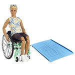 Barbie Ken Fashionistas Doll with Wheelchair and Ramp