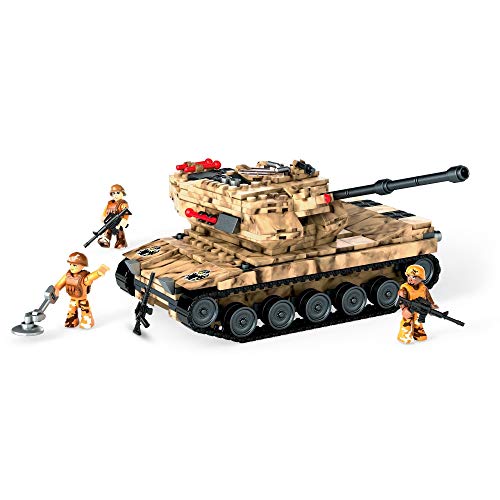 Mega Construx Army Tank Military Toy Building Set with Action Figure