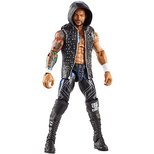 WWE Ricochet Elite Series Deluxe Action Figure with Realistic Facial Detailing & Accessories