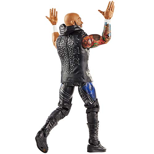 WWE Ricochet Elite Series Deluxe Action Figure with Realistic Facial Detailing & Accessories