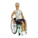 Barbie Ken Fashionistas Doll with Wheelchair and Ramp