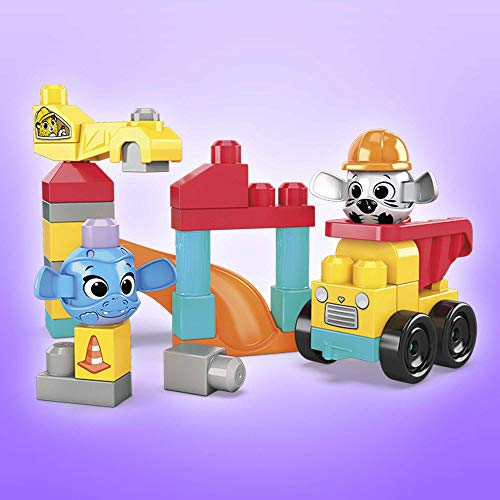 Mega Bloks Peek A Blocks Construction Site, 30 Pieces