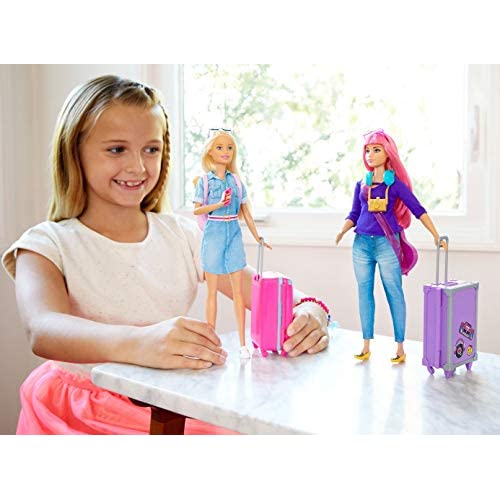 This Barbie Luggage Set Is on Sale at