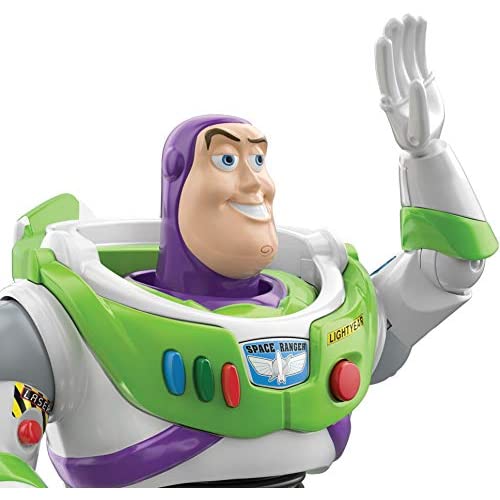Pixar Interactables Buzz Lightyear Talking Action Figure 7-in Tall
