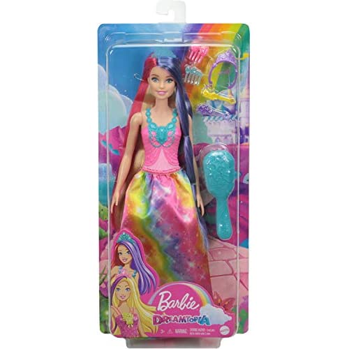 Barbie Dreamtopia Princess Doll 11.5-inch with Extra-Long Two-Tone Hair