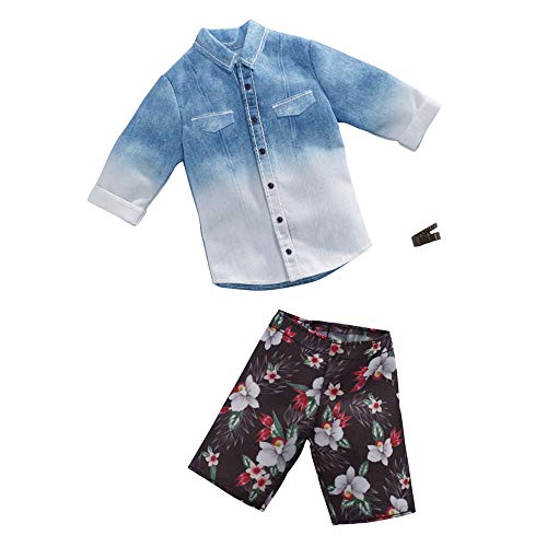 Barbie Ken Denim Ombre Shirt Fashion Clothes