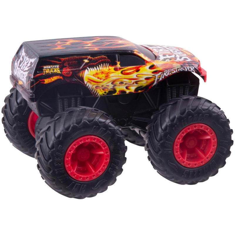 Hot Wheels Monster Trucks Dueling Doubles 2 Pack Dragon Hunter Vs Fire Starter