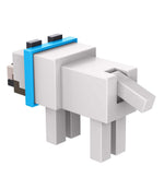 Minecraft Build Wolf Action Figure, 3.25-in, with 1 Build-a-Portal Piece & 1 Accessory, Building Toy Inspired by Video Game