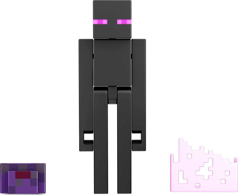 Minecraft Enderman Action Figure, 3.25-in, with 1 Build-a-Portal Piece –  Square Imports