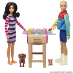 Barbie Mini Playset with Pet, Accessories and Working Foosball Table
