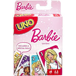 UNO Barbie Card Game for 2 to 10 Players Ages 7 Years and Up