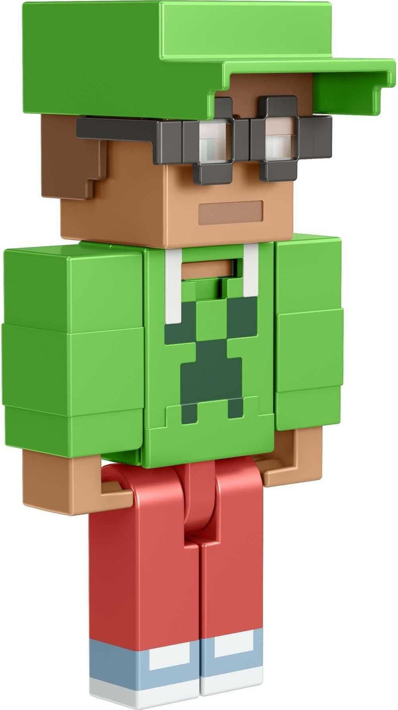 Minecraft Creator Series Wrist Spikes Figure, Collectible Building Toy,  3.25-inch Action Figure Ages 6+