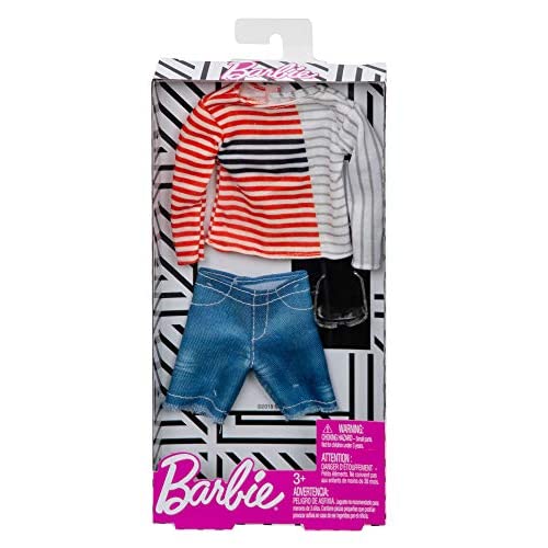 Barbie Clothes Stripe Boatneck Shirt For Ken Doll