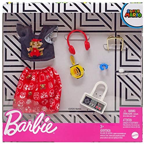 Barbie Storytelling Doll Clothes Inspired by Super Mario