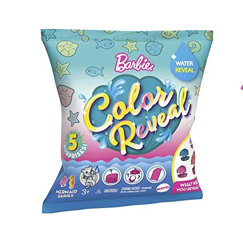 Barbie Color Reveal 5 Surprises Mermaid Series Blind Package