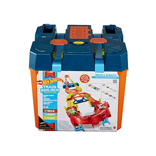 power boost box Hot Wheels Track Builder Unlimited Set with Power Boost Box, Stunt Launch, and Dual Booster Starter