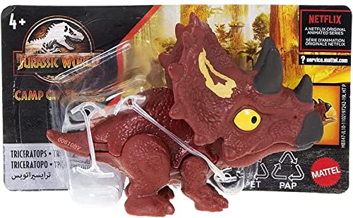 Jurassic World Camp Cretaceous Snap Squad Triceratops Figure