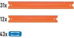 Hot Wheels Track Builder Straight Track with Car [Styles May Vary] & Car & Mega Track Pack