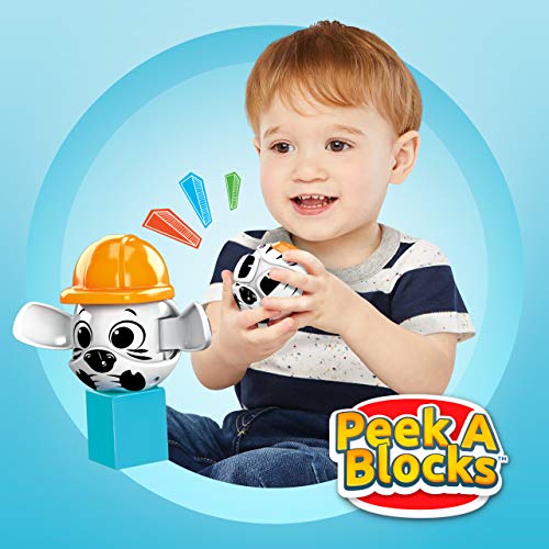 Mega Bloks Peek A Blocks Construction Site, 30 Pieces