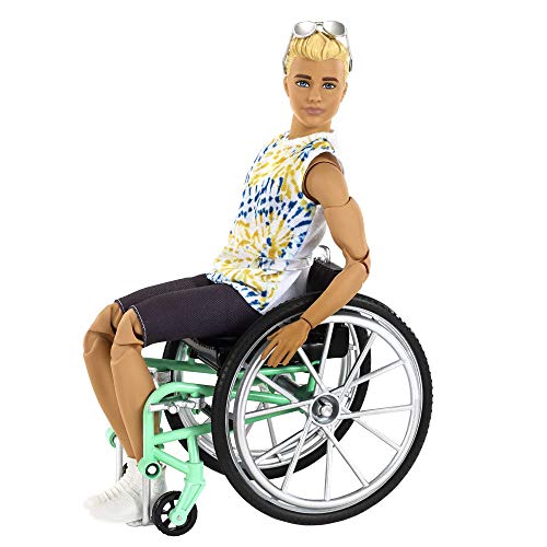 Barbie Ken Fashionistas Doll with Wheelchair and Ramp