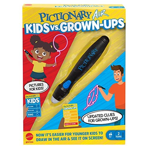 Pictionary Air Kids vs Grown-Ups Family Drawing Game