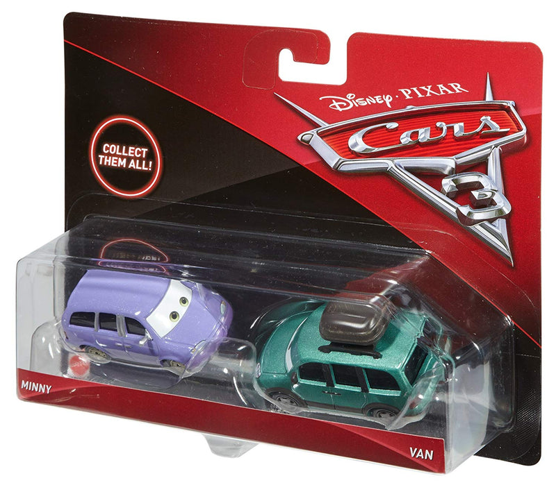 Cars 3 Minny and Van Die-Cast Vehicles, 2 Pack