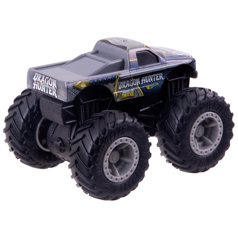 Hot Wheels Monster Trucks Dueling Doubles 2 Pack Dragon Hunter Vs Fire Starter